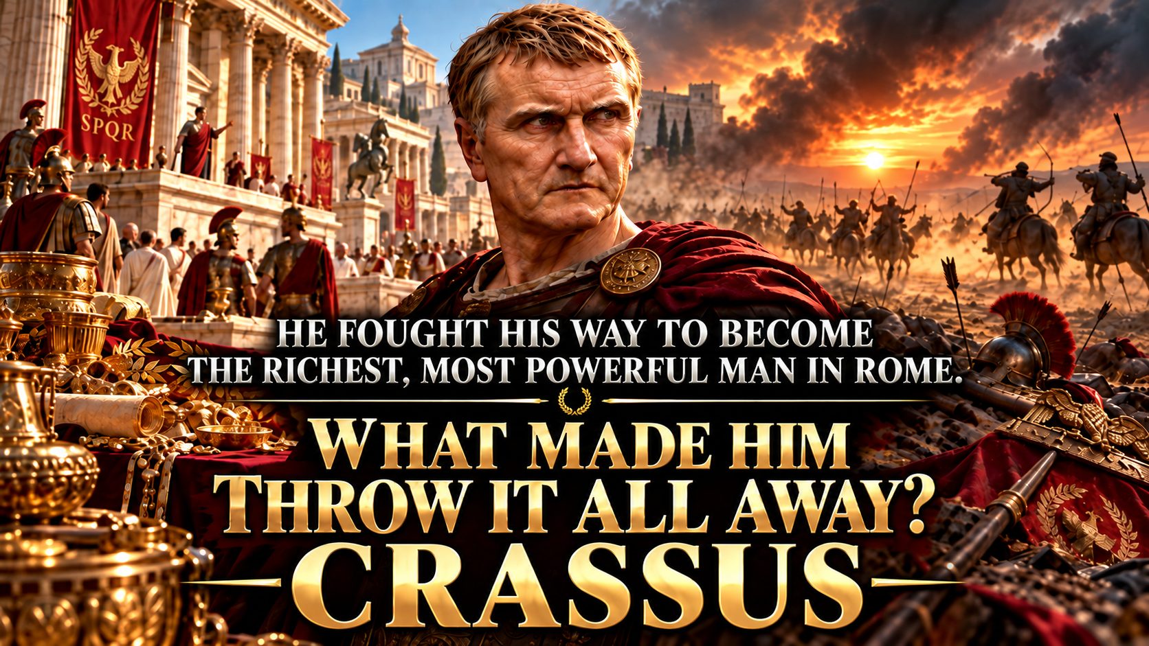 Marcus Licinius Crassus - What made him throw it all away?