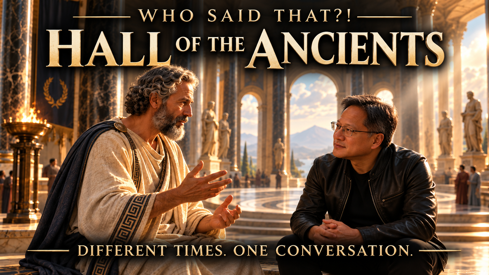 The Hall of the Ancients — Different Times. One Conversation.