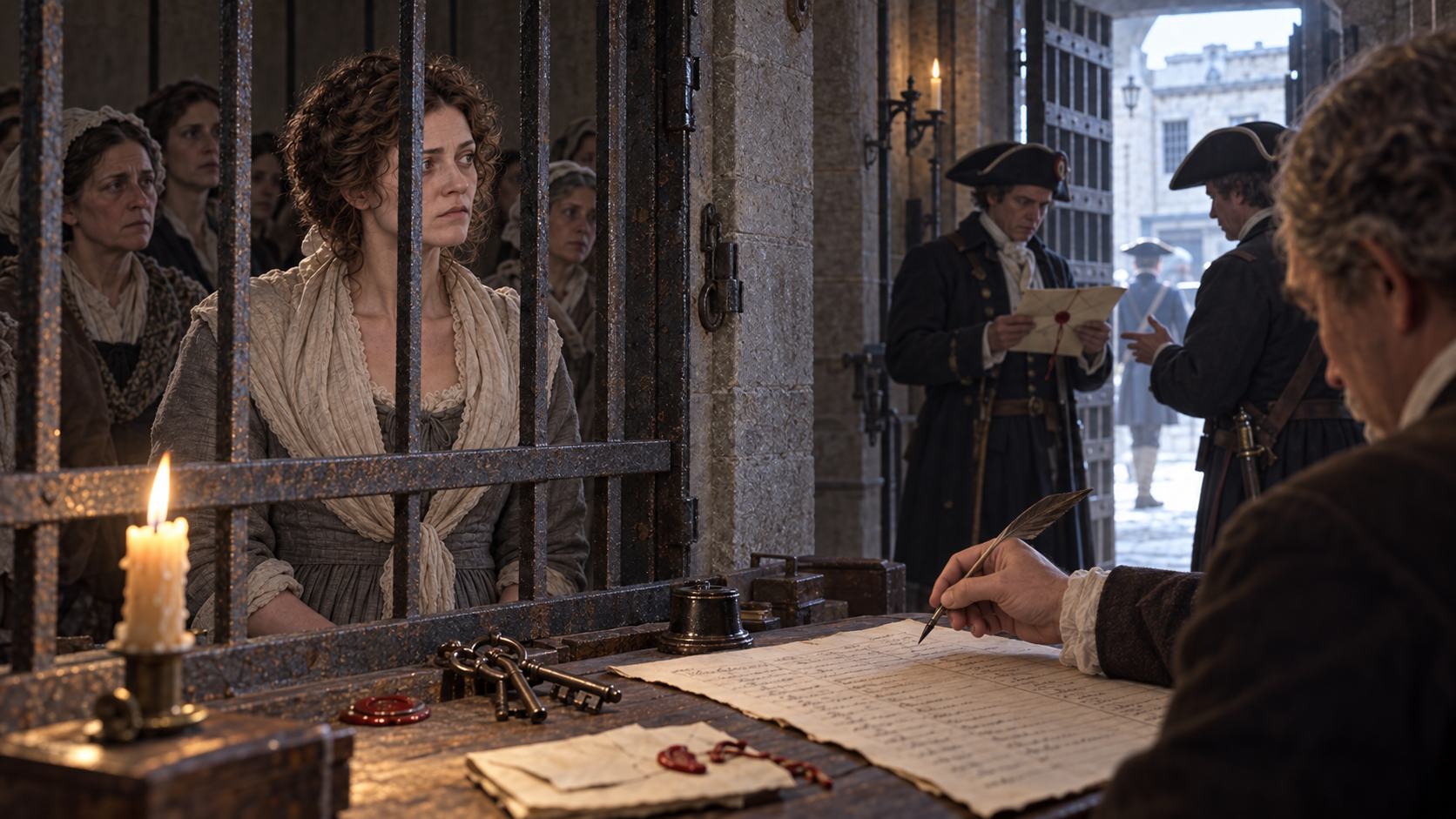 Josephine imprisoned at Carmes during the Terror