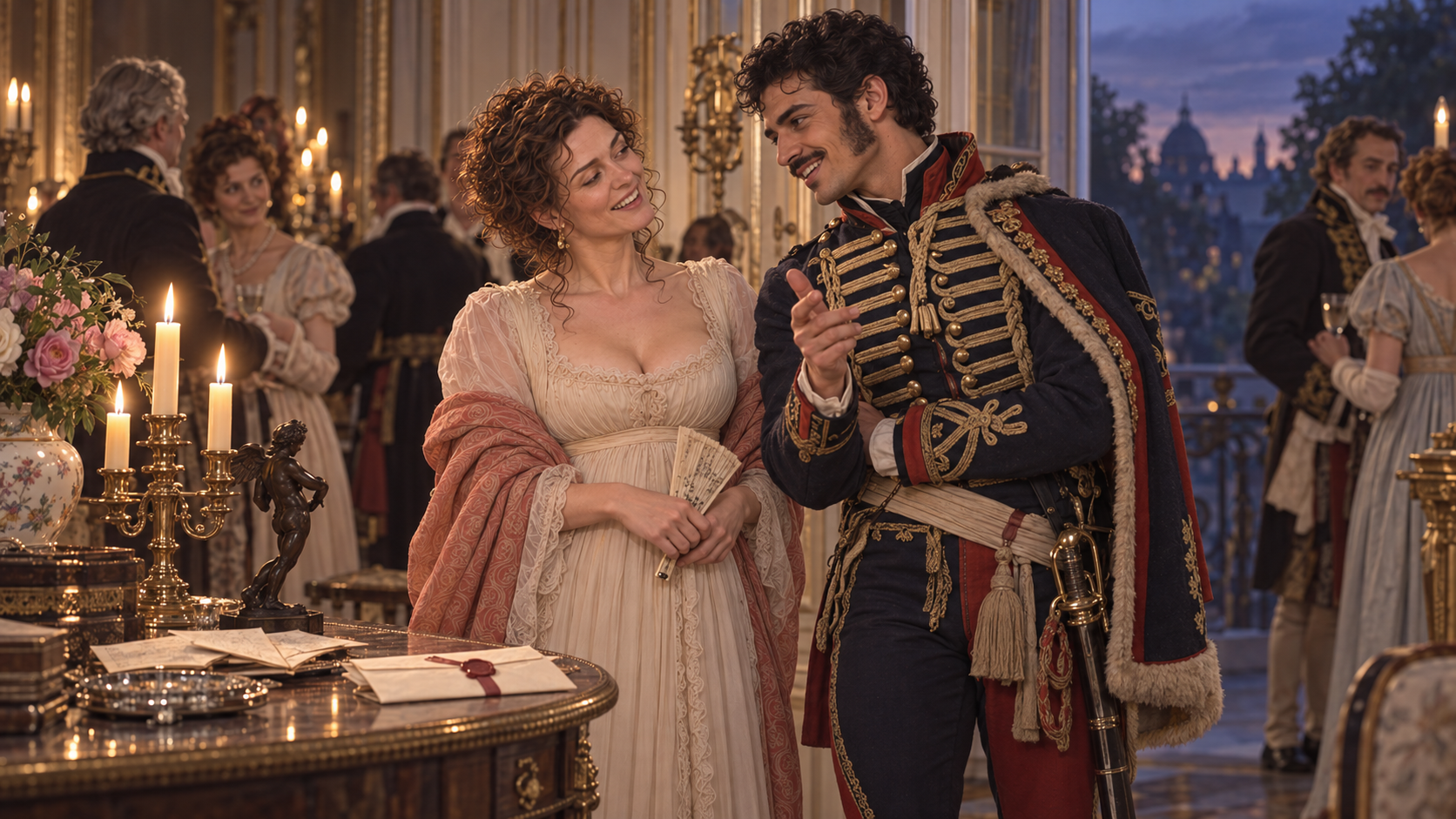 Josephine and Hippolyte Charles in Paris society
