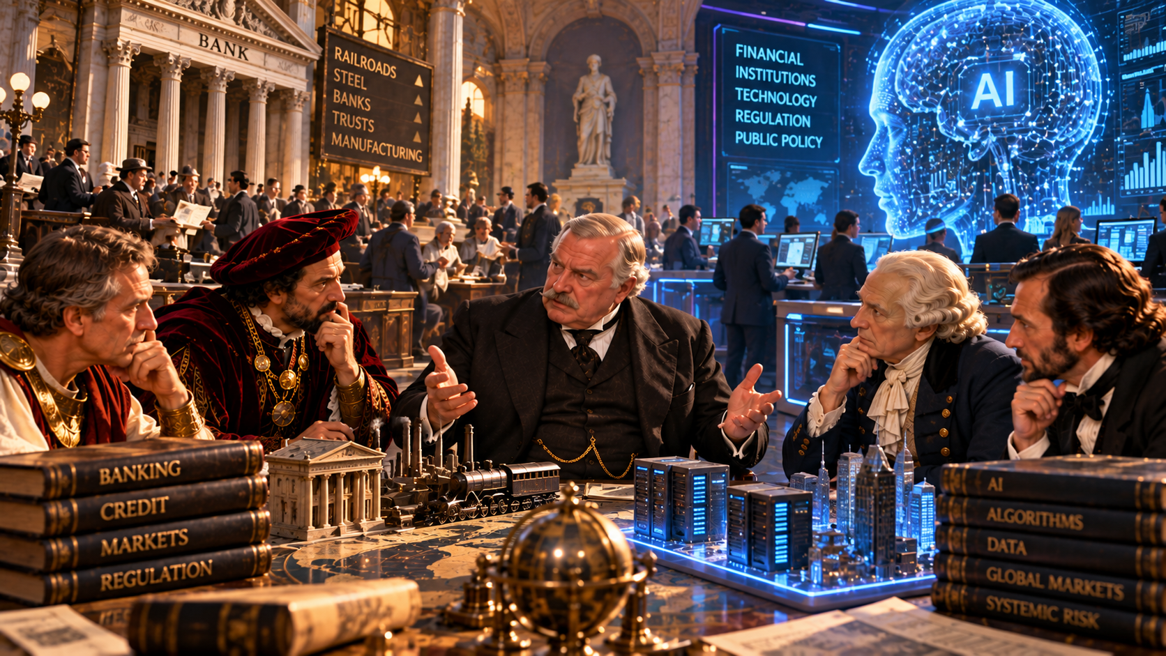 J. P. Morgan, the Hall and a modern AI-finance interface