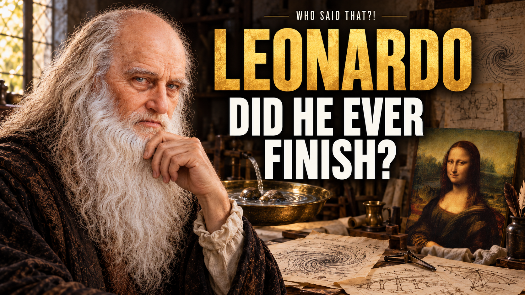 Leonardo da Vinci - Did He Ever Finish?