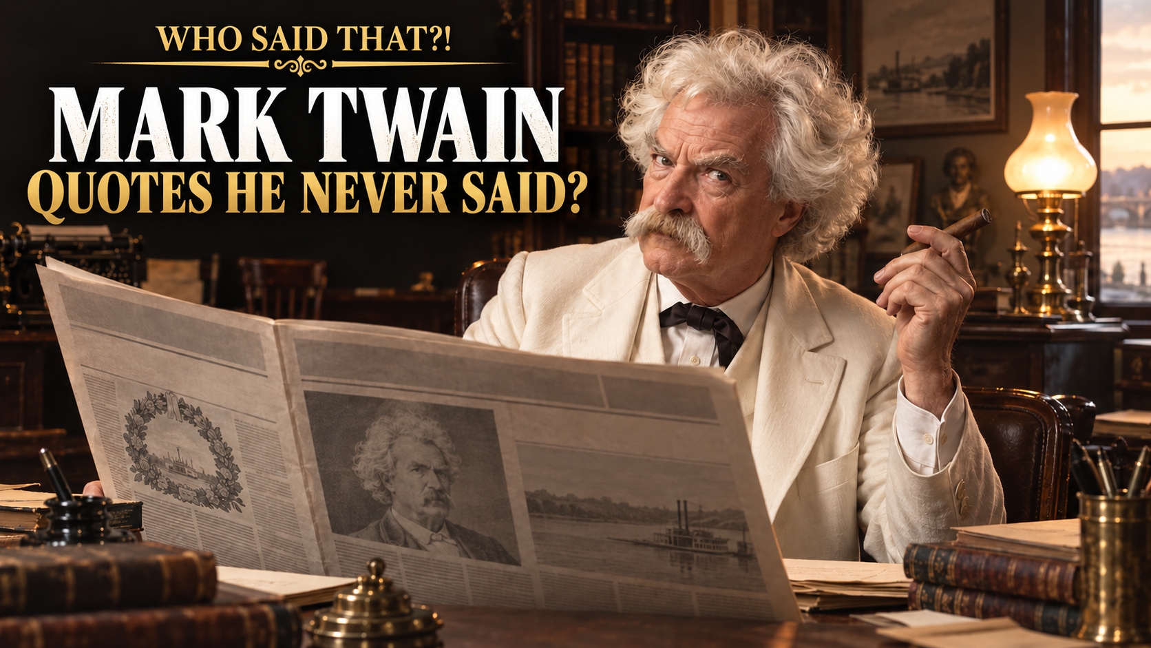 Mark Twain - Quotes He Never Said?
