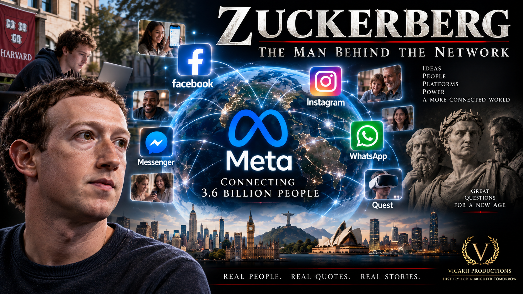 Mark Zuckerberg — The Man Behind the Network