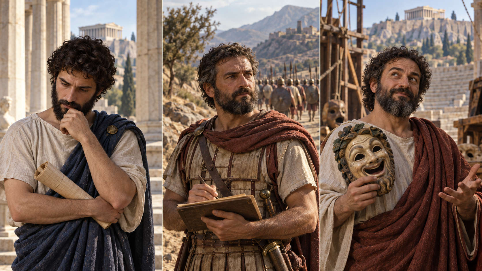 Three aspects of Socrates in Athens