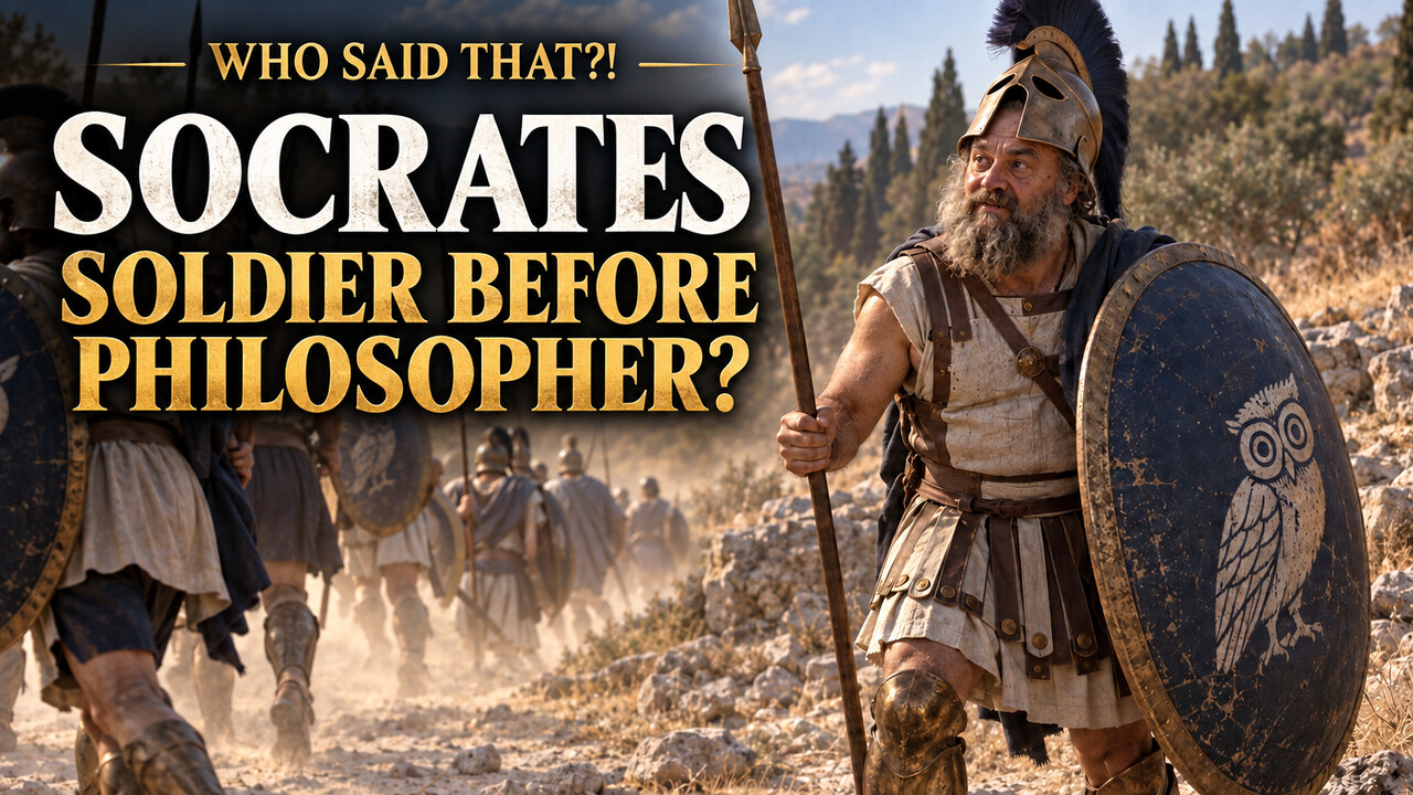 Socrates - Soldier Before Philosopher?
