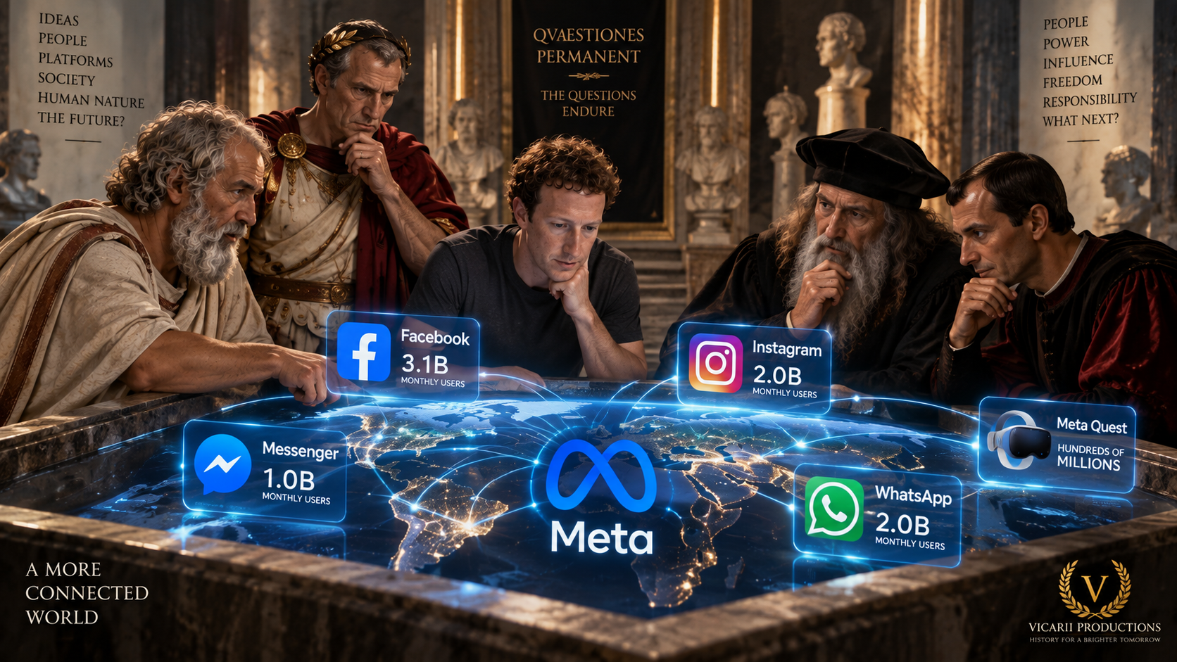 The Hall of the Ancients examines Meta's connected world